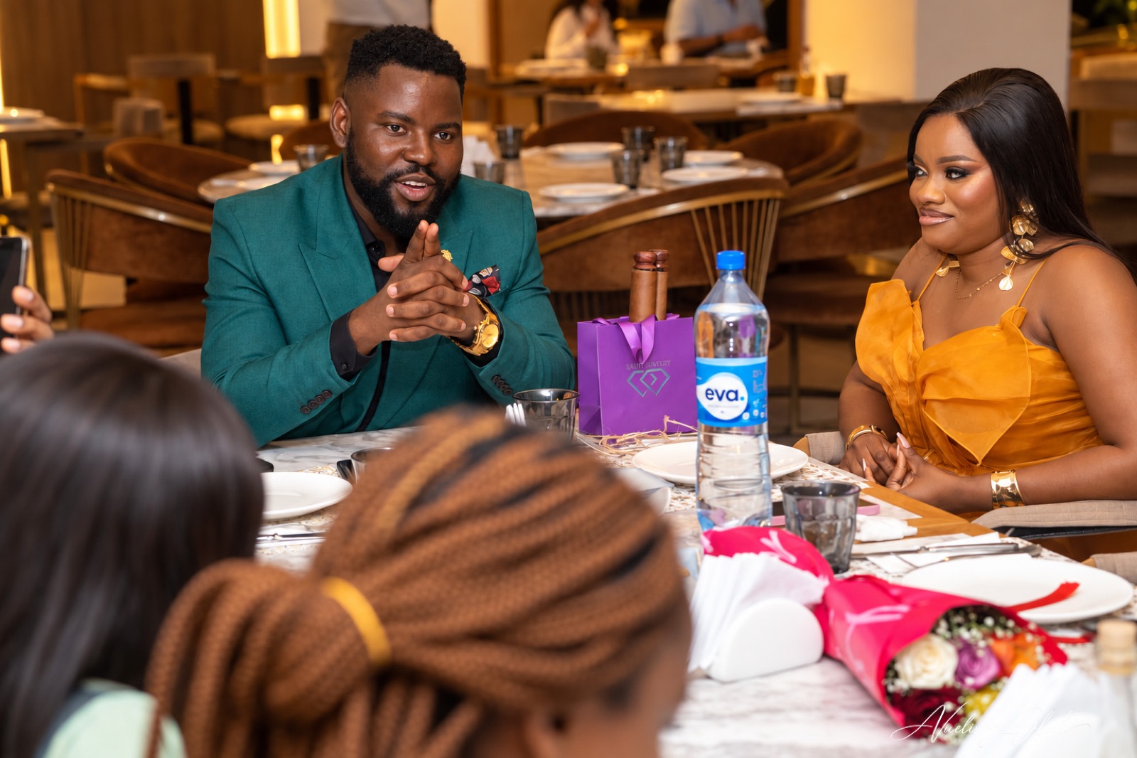 A photograph of Elisha and Oyiza