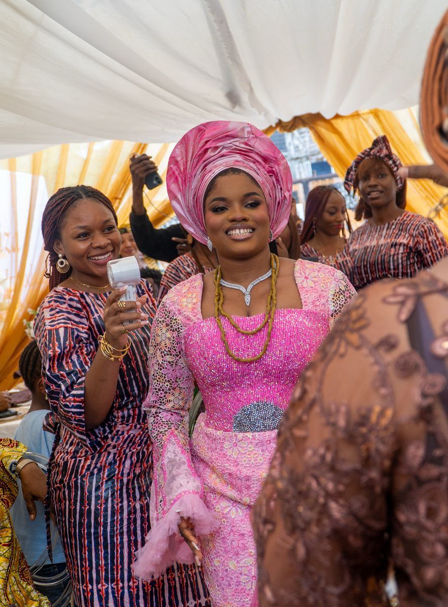 Oyiza at the family introduction