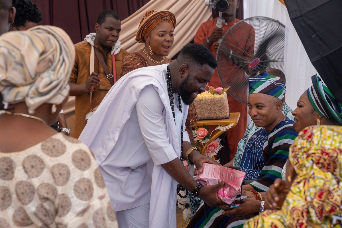 A photograph from Oyiza and Elisha’s introduction
